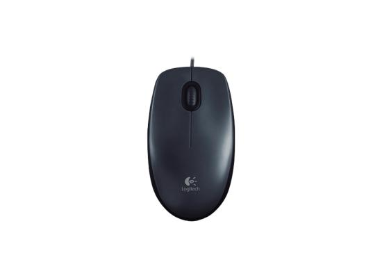 Logitech M100 Wired USB Optical Mouse Right & Left Hand Use- Mouse